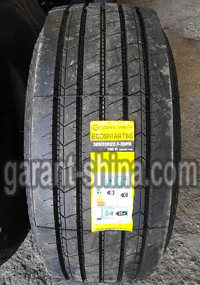 Constancy Ecosmart 66 (руль/прицеп) 385/55 R22.5 160K 20PR - Фото протектора с этикеткой